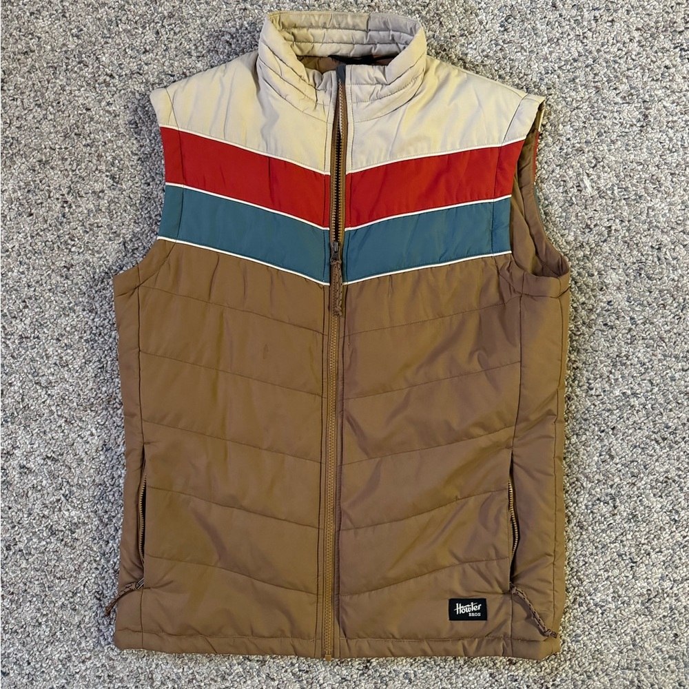 Howler Brothers vintage ski vest, down vest, men’s size M L. Lightly worn